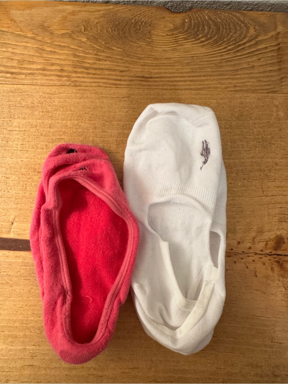 Polo by Ralph Lauren No-Show Sock Pair — White & Pink